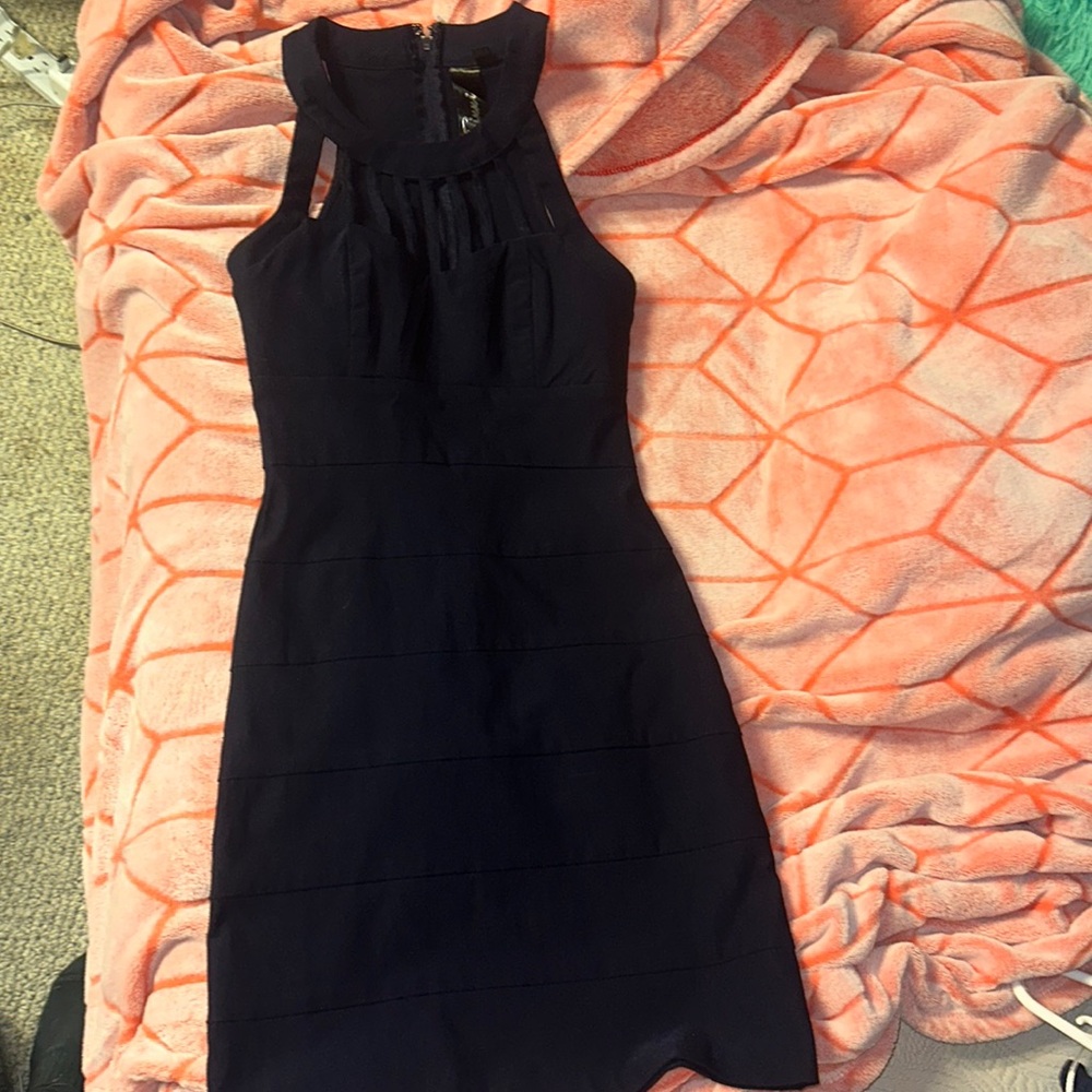 Navy blue dress